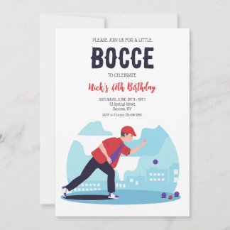 Bocce Ball 2 Einladung