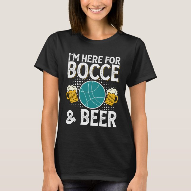 Bocce Ball Bocce Player  13 T-Shirt (Vorderseite)