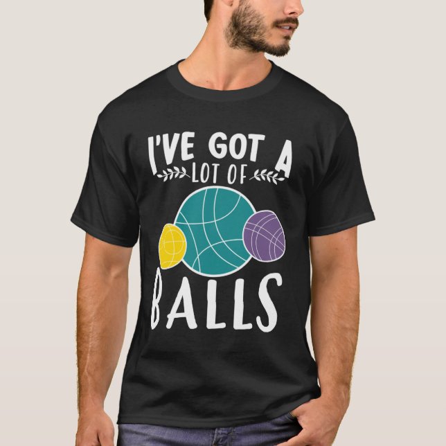 Bocce Ball Bocce Player  19 T-Shirt (Vorderseite)