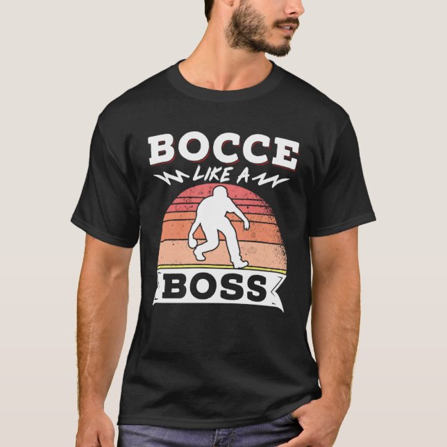 Bocce Ball Bocce Player 22 T-Shirt (Vorderseite)