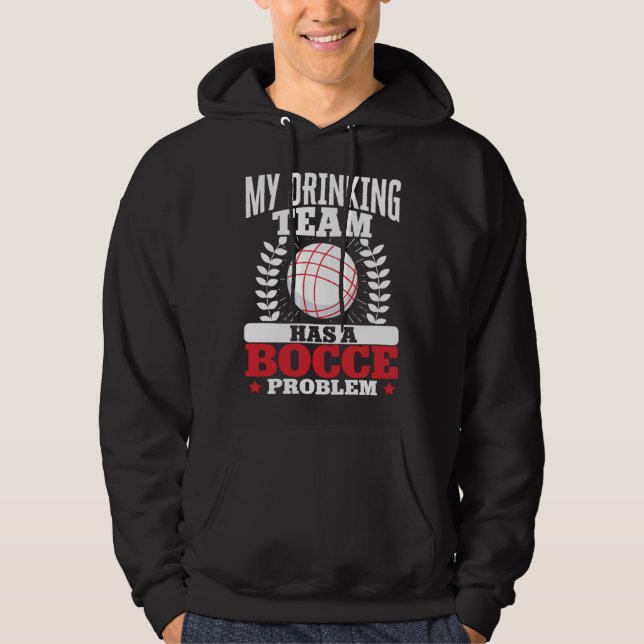 Bocce Ball Bocce Player  4 Hoodie (Vorderseite)