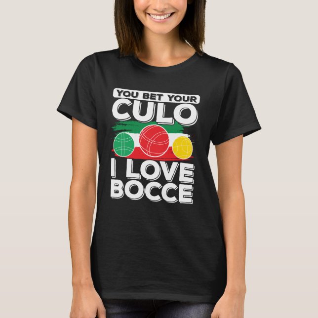 Bocce Ball Bocce Player  5 T-Shirt (Vorderseite)