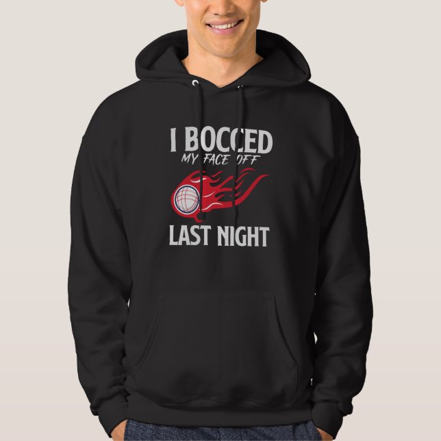 Bocce Ball Bocce Spieler 2 Hoodie (Vorderseite)