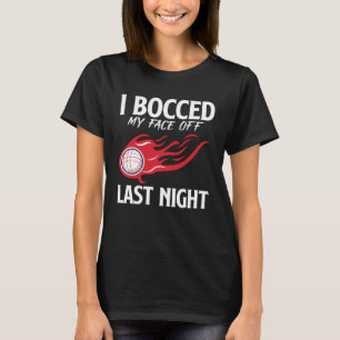 Bocce Ball Bocce Spieler 2 T-Shirt