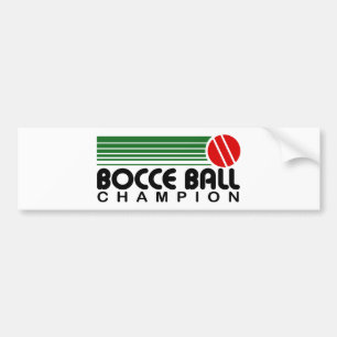Bocce Ball Champion Autoaufkleber