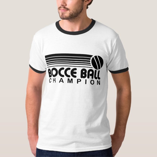 Bocce Ball Champion T-Shirt (Vorderseite)