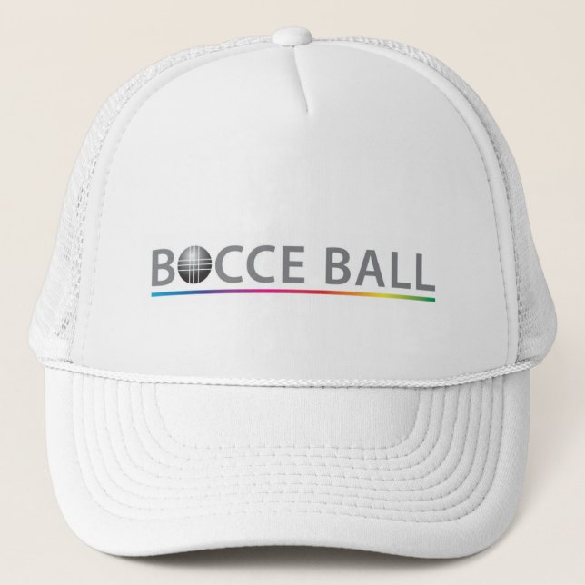 Bocce Ball - Fernlastfahrer-Hut Truckerkappe (Vorderseite)