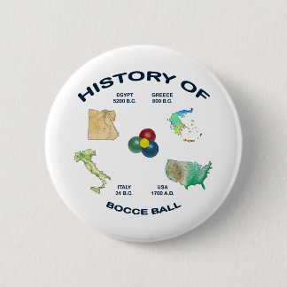 Bocce Ball-Geschichte Button