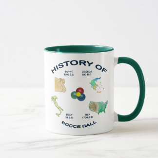 Bocce Ball-Geschichte Tasse