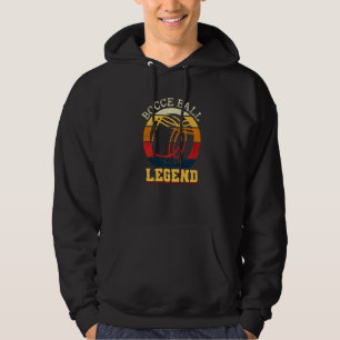 Bocce Ball Legend Italienischer Bowling Spiel Bocc Hoodie