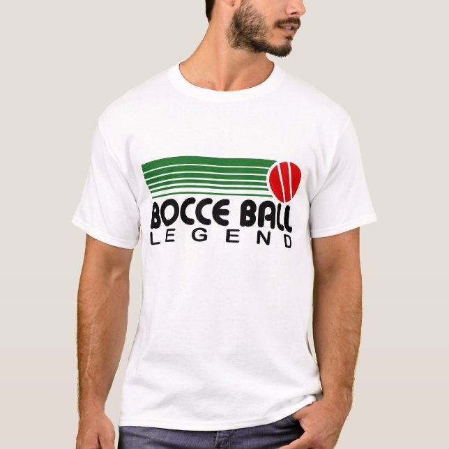 Bocce Ball Legende T-Shirt (Vorderseite)