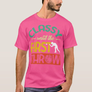 Bocce Ball Player Bocce Funny Zitat T-Shirt