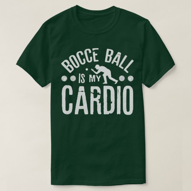 Bocce Ball Player Boules Bocce Ball ist mein Cardi T-Shirt (Design vorne)