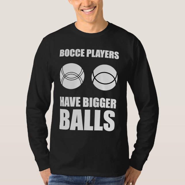 Bocce Ball Player Bowling  3 T-Shirt (Vorderseite)
