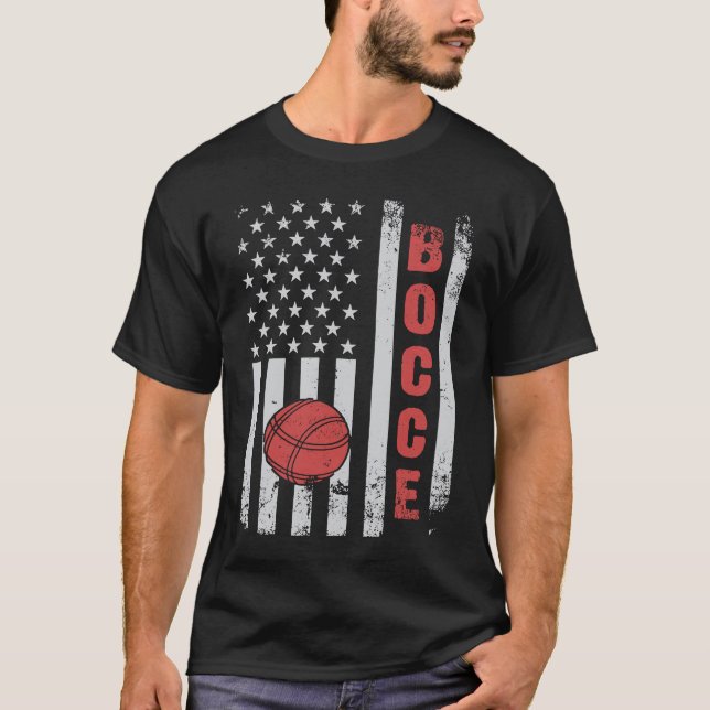 Bocce Ball Player for Petanque Game  10 T-Shirt (Vorderseite)