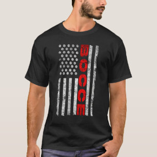 Bocce-Ball-Spieler USA-Flagge Patriotisch 1 T-Shirt