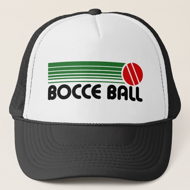 Bocce Ball Truckerkappe (Vorderseite)