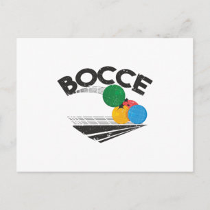 Bocce Balls Game Postkarte