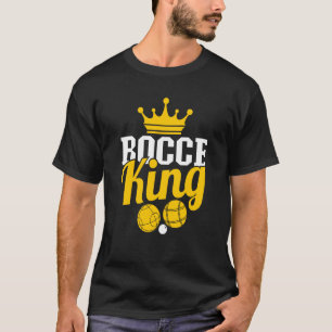 Bocce-König Boccia-Spieler Boules T-Shirt
