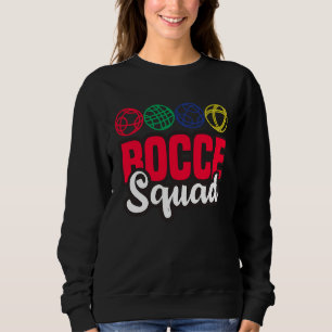Bocce-Mannschaft Boule Boccia Petanque für Männer Sweatshirt