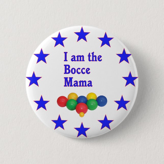 Bocce Mutter Button (Vorderseite)