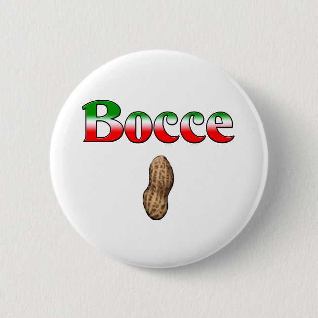 Bocce Nuss Button (Vorderseite)