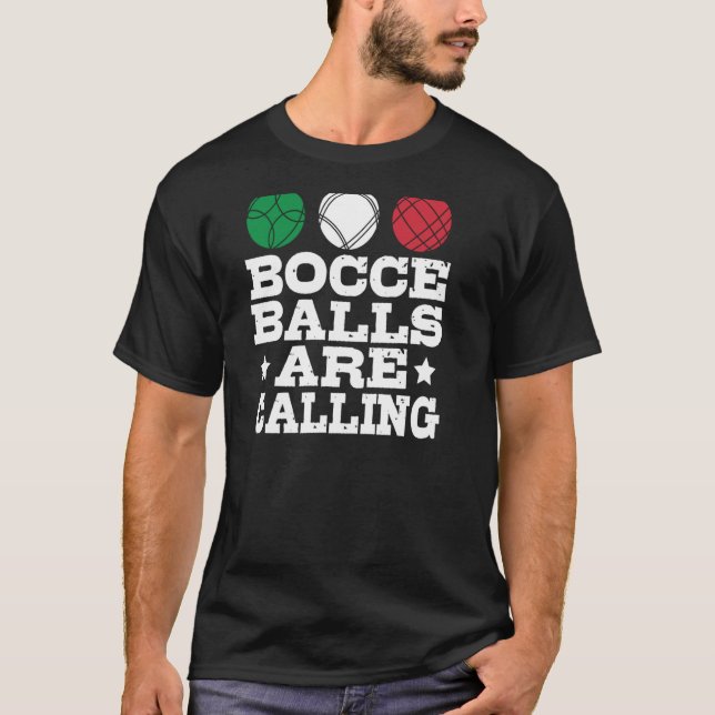 Bocce Sport Bocce Player Bowling Bocce B T-Shirt (Vorderseite)