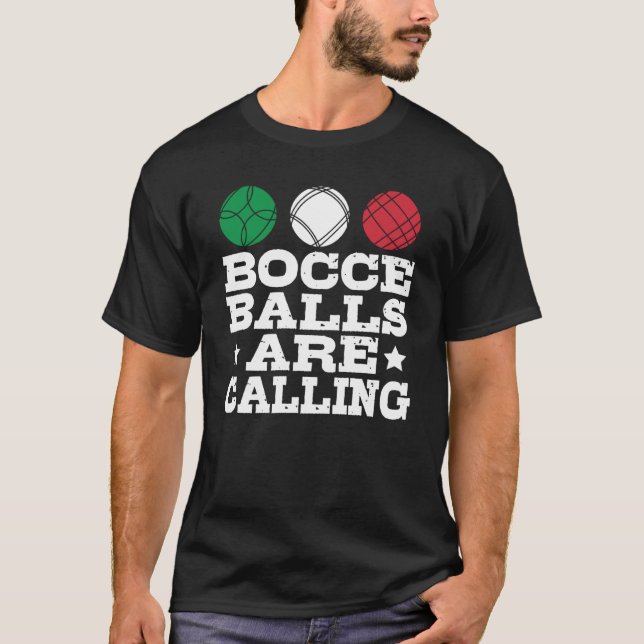 Bocce Sport Bocce Player Bowling Bocce B T-Shirt (Vorderseite)
