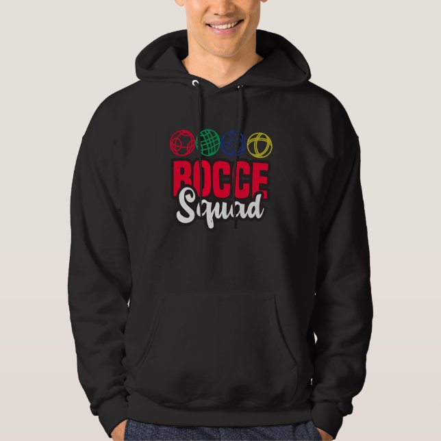 Bocce Squad Boule Boccia Petanque for Men Women Hoodie (Vorderseite)