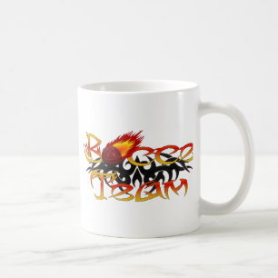 Bocce Team Black Tribal Design Tasse