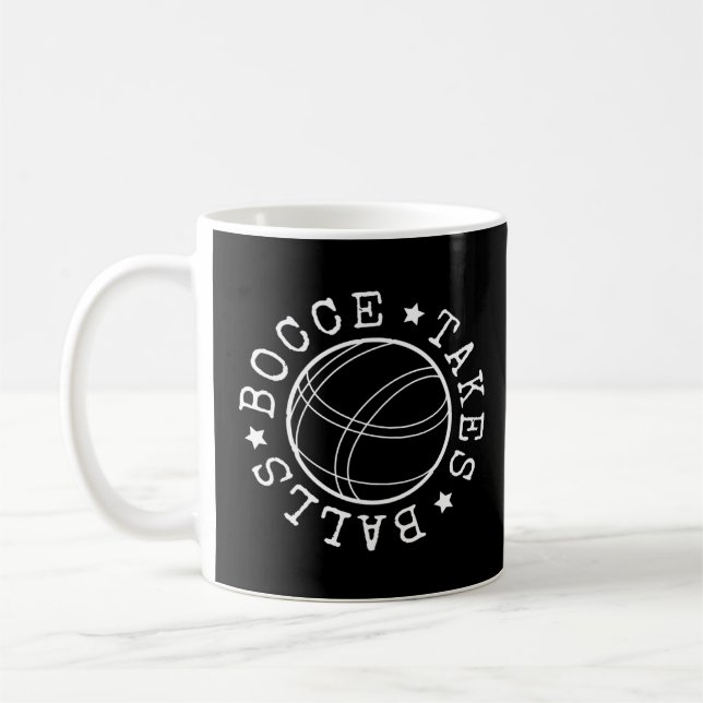 Bocce übernimmt Balls Bocce Bocci Bocce Player 1 Kaffeetasse (Links)