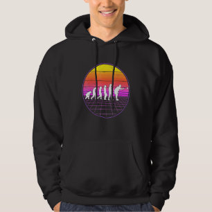 Boccia Evolution Vaporwave 70er Boule Petanque Boc Hoodie