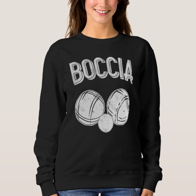 Boccia Player Bekleidung mit Boccia Balls 1 Sweatshirt (Vorderseite)