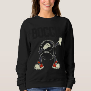 Boccia Player Bekleidung mit Dabbing Boccia Balls Sweatshirt