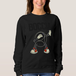 Boccia Player Kleidung mit Dabbing Boccia Balls Sweatshirt
