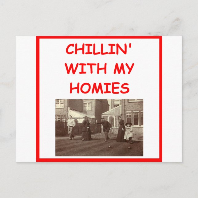 Boccia Postkarte (Vorderseite)