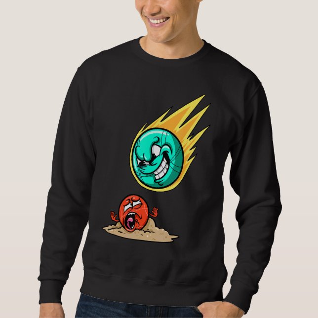 Boccia Set Boccia Player Flying Bocce Ball Boccia Sweatshirt (Vorderseite)