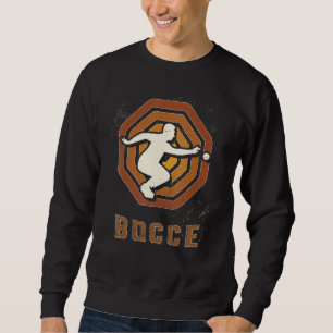 Boccia Vintage Retro Klassischer Sport Liebe Sweatshirt