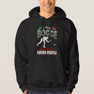 Boccie Ball King or Queen Adult Lawn Bowling Games Hoodie