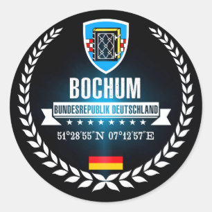Bochum Runder Aufkleber