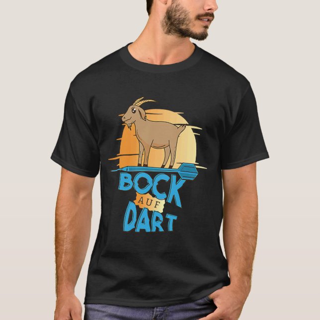 Bock auf dart ziegen T-Shirt (Vorderseite)