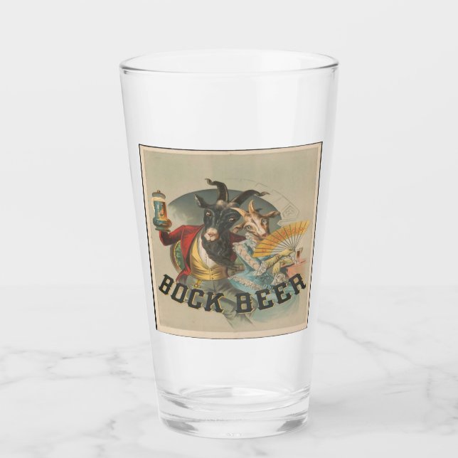 Bock Beer Glas (Vorderseite)