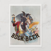 Bock Beer USA Vintage Poster 1883