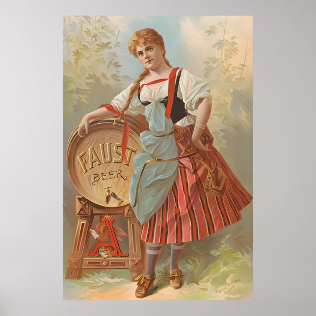 Bock-Bier-Plakat 1 Poster (Vorne)