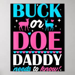 Bock oder Hirsch-Daddy muss wissen, wer das Geschl Poster