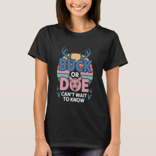 Bock oder Hirsch kann es kaum erwarten, das Geschl T-Shirt