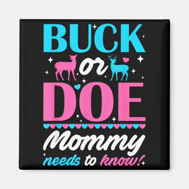 Bock oder Hirsch-Mama muss wissen Hüter des Geschl Magnet (Vorne)