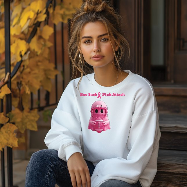 Bocksack Rosa Angriff Brustkrebs Bewusstsein Sweatshirt (Von Creator hochgeladen)