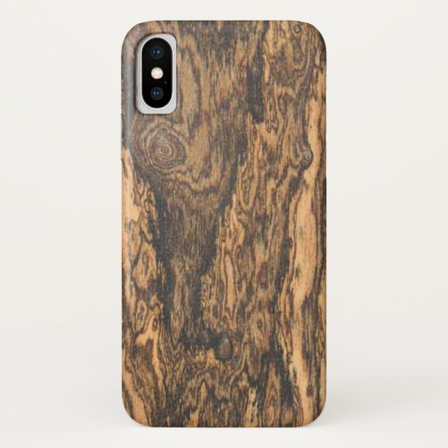 Bocote (Holz) fertig Case-Mate iPhone Hülle (Rückseite)