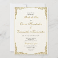 Boda de oro elegante